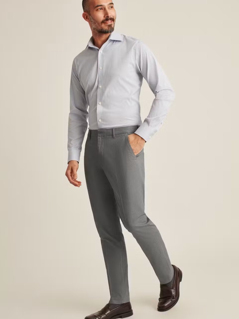 Bonobos Gray Slim Dress Pants